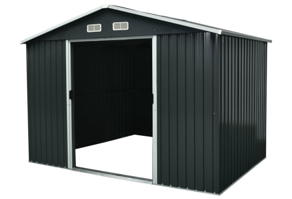 Domek ogrodowy Aga 301x214x238 cm Ciemnoszary