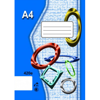 Notatnik 420 eco A4, czysty, 20 kartek