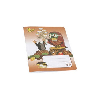 Notatnik 513 papier bezdrzewny A5, linia, 10 kartek