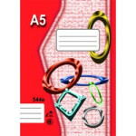 Notatnik 544 eco A5, w linie, 40 kartek