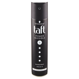 Taft lak na vlasy 250ml Power Invisible