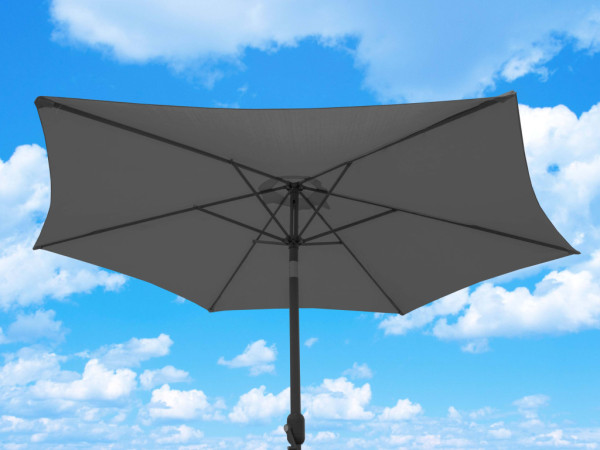 Linder Exclusiv Parasol uchylny 250 cm Jasnoszary