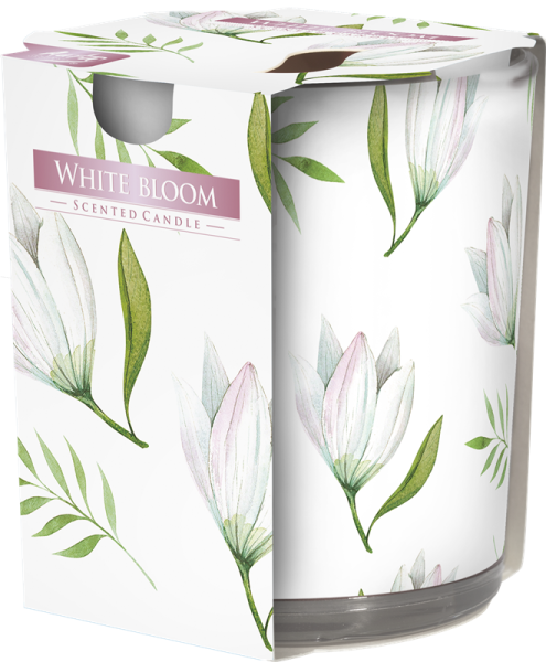 Świeca zapachowa Biały kwiat w szkle sn72s-42
