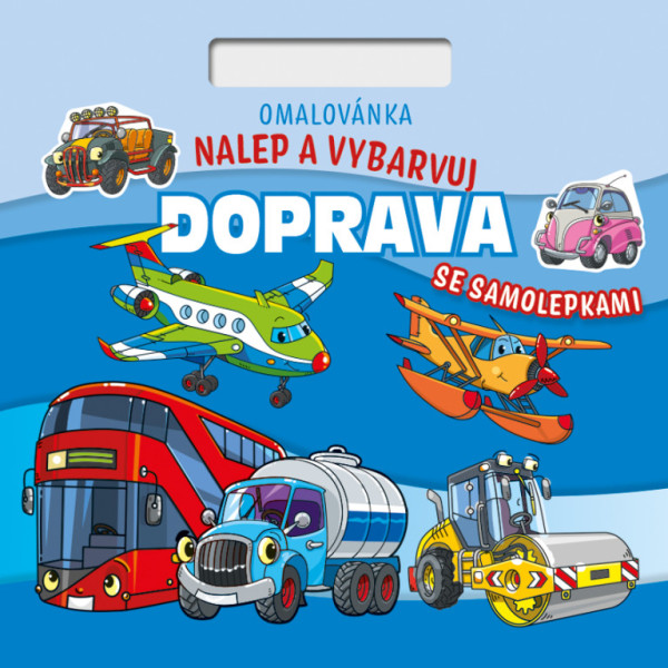 Przyklej i pokoloruj! Transport