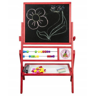 Aga4Kids Tablica dwustronna dla dzieci TC Red