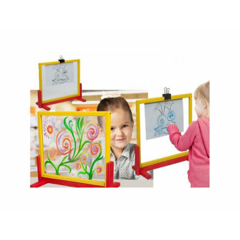 Aga4Kids Tablica dziecięca z szybą bezpieczną + tablica dwustronna TBS2