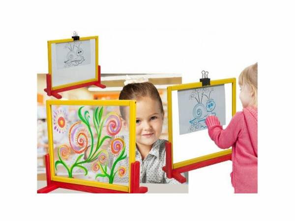 Aga4Kids Tablica dziecięca z szybą bezpieczną + tablica dwustronna TBS2