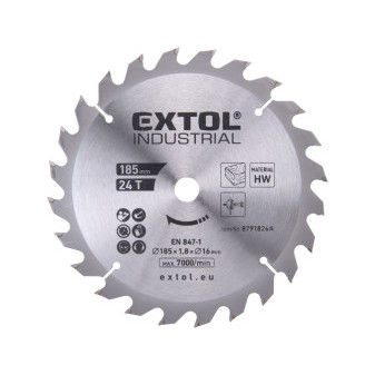 Brzeszczot GRUBSZY z ostrzami SK, 185x2,1x16mm, 24T