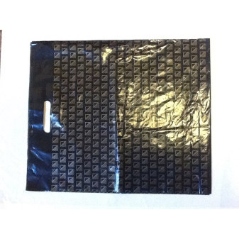 Plastikowa torba prezentowa z nadrukiem - trójkąt 380x420 mm