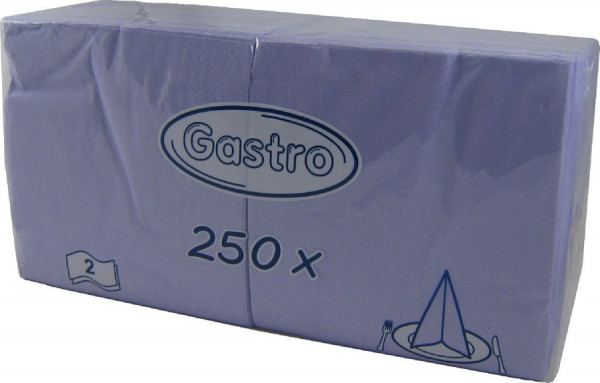 Serwetki Gastro 86912 jasnofioletowe 2 warstwy 250 szt. 33x33 cm