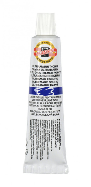Artystyczna farba olejna 16 ml, ciemna ultramaryna Koh-i-Noor 161513