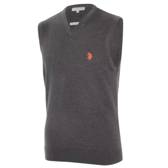US Polo ASSN. Kamizelka antracytowa
