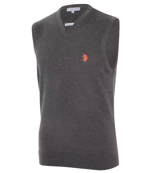 US Polo ASSN. Kamizelka antracytowa
