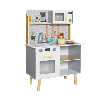 Aga4Kids Drewniana Kuchnia MR6076 Szara