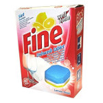 Welldone Fine 5 w 1 Lemon Fresh, tabletki do zmywarki, 40 szt