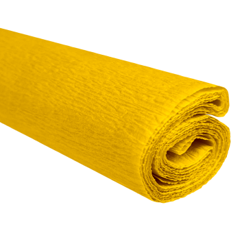 Papier krepowy żółty 0,5x2m C05 28 g/m2