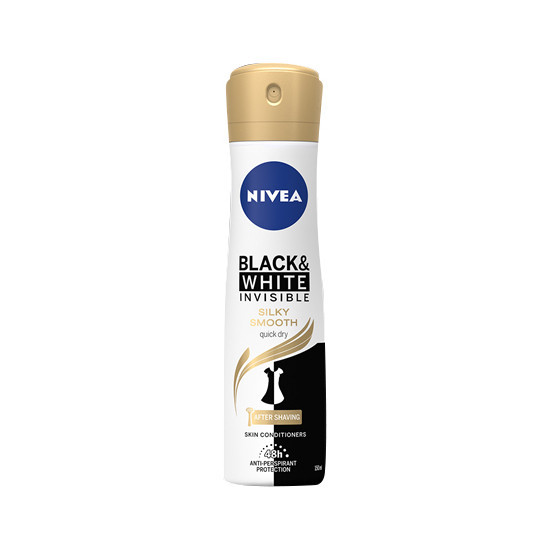 Nivea Deo Black & White Invisible Silky Smooth, 150 ml
