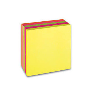 CONCORDE Blok karteczek samoprzylepnych pastel, 76x76mm, 5x80 kartek, A0984